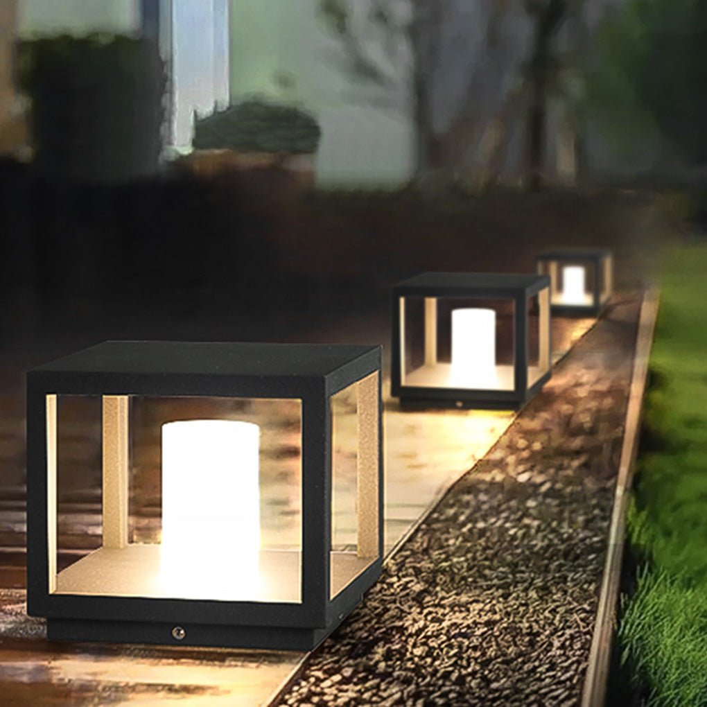 Outdoor Garden Decorative Waterproof LED Solar Landscape Lighting Lamp Post Lights - Lamp Outdoor