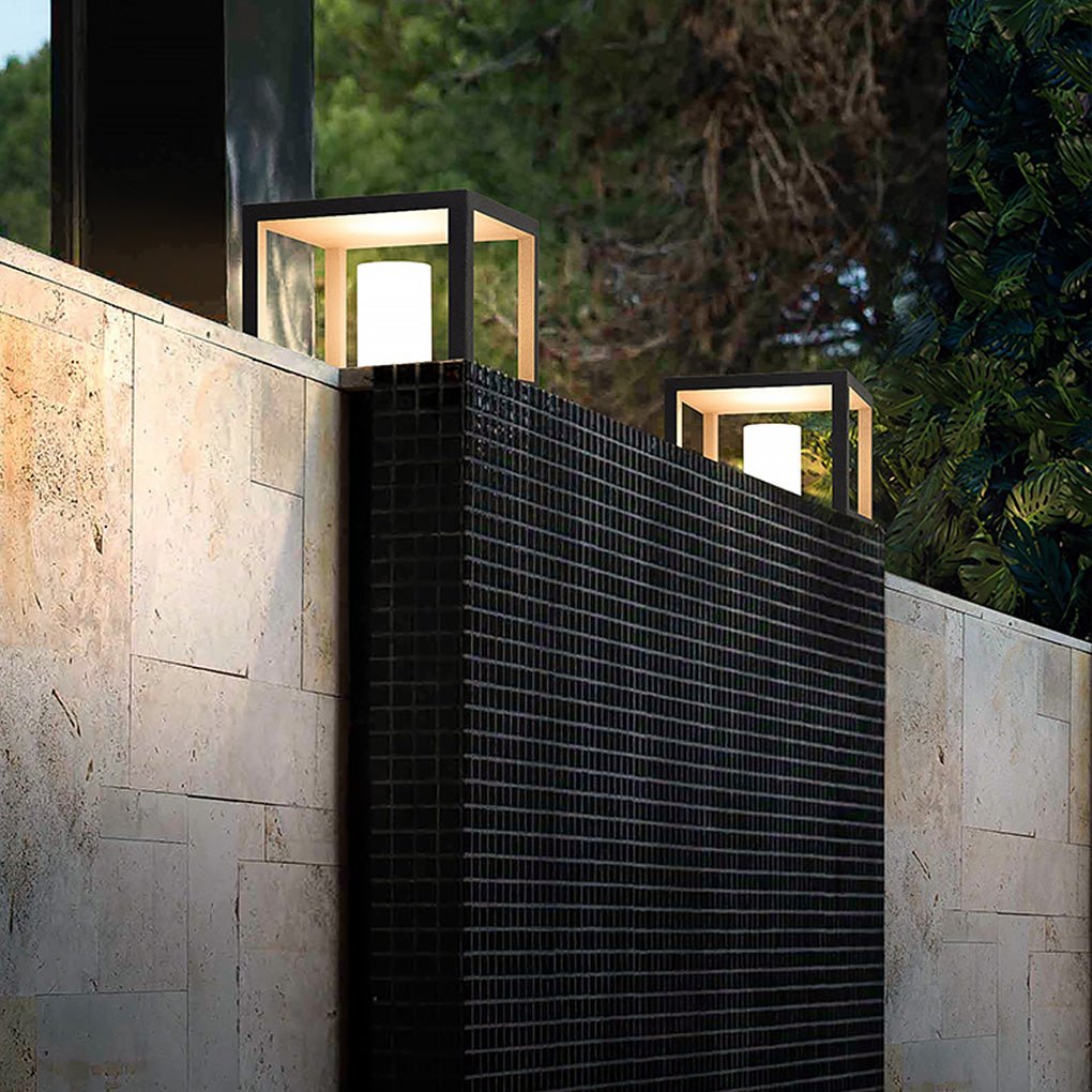 Outdoor Garden Decorative Waterproof LED Solar Landscape Lighting Lamp Post Lights - Lamp Outdoor