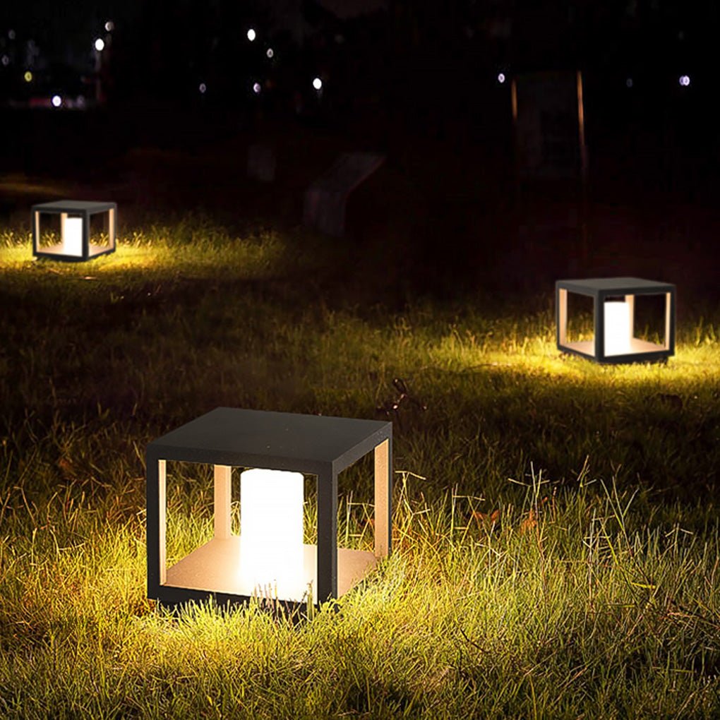 Outdoor Garden Decorative Waterproof LED Solar Landscape Lighting Lamp Post Lights - Lamp Outdoor