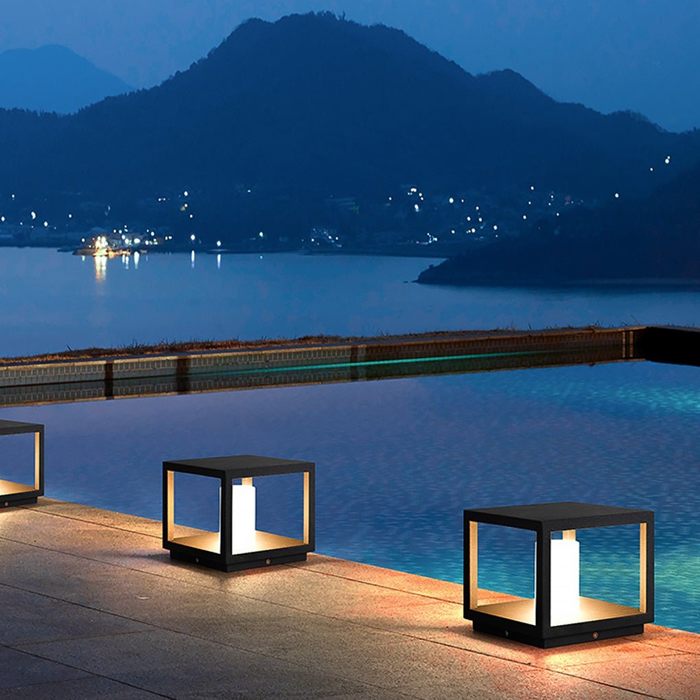 Outdoor Garden Decorative Waterproof LED Solar Landscape Lighting Lamp Post Lights - Lamp Outdoor
