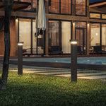 Modern Cylinder Bollard LED Garden Lights Durable Landscape Lighting - Lamp Outdoor