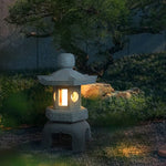 Elegant Imitation Stone Tower Garden Light for Outdoor Spaces - Lamp Outdoor