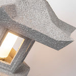 Elegant Imitation Stone Tower Garden Light for Outdoor Spaces - Lamp Outdoor