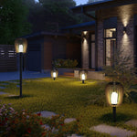 Sophisticated Waterproof LED Garden Post Lamp Cage Design Outdoor Lighting - Lamp Outdoor