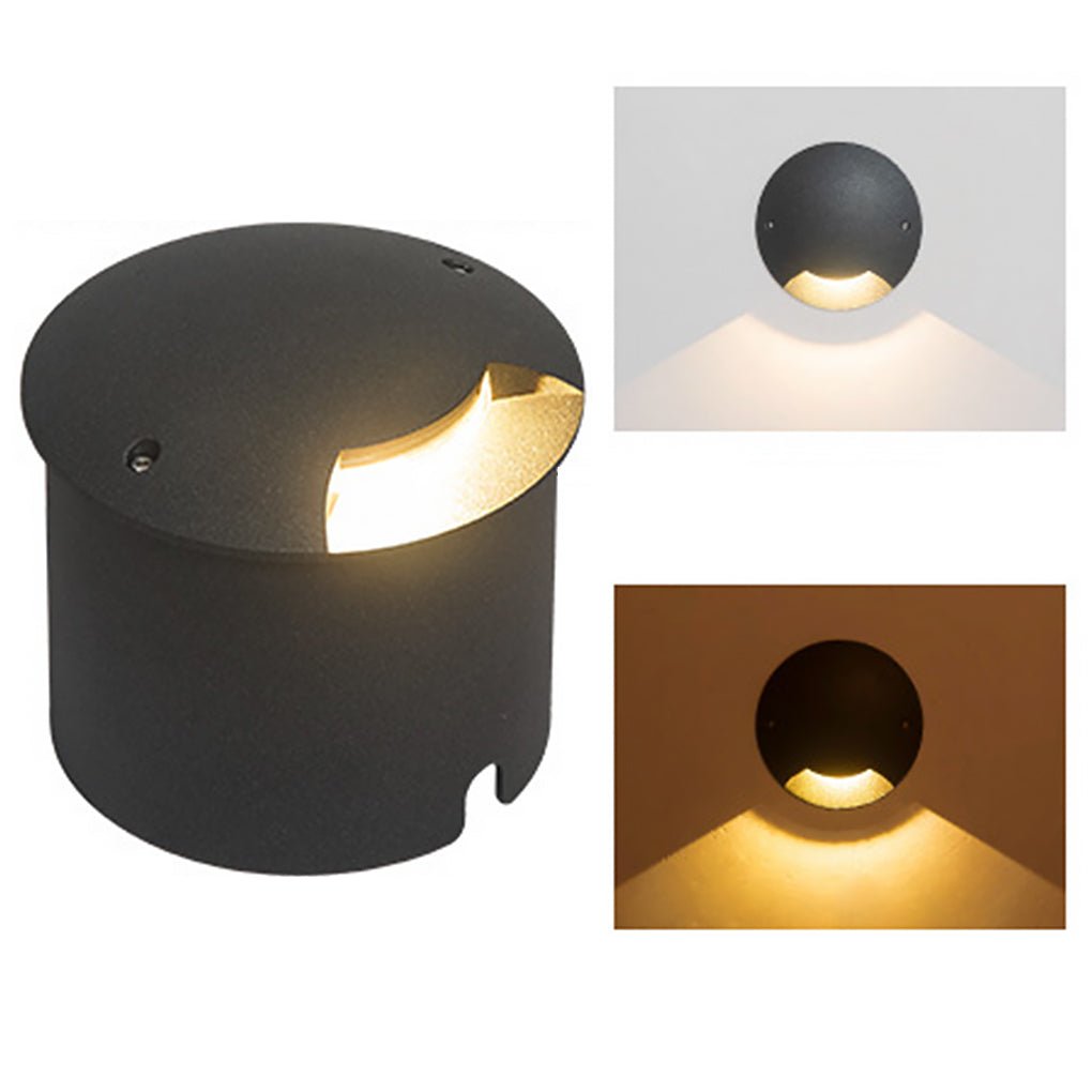 Sleek LED Cap Light for Garden Stairs, Deck & Pathways - Lamp Outdoor
