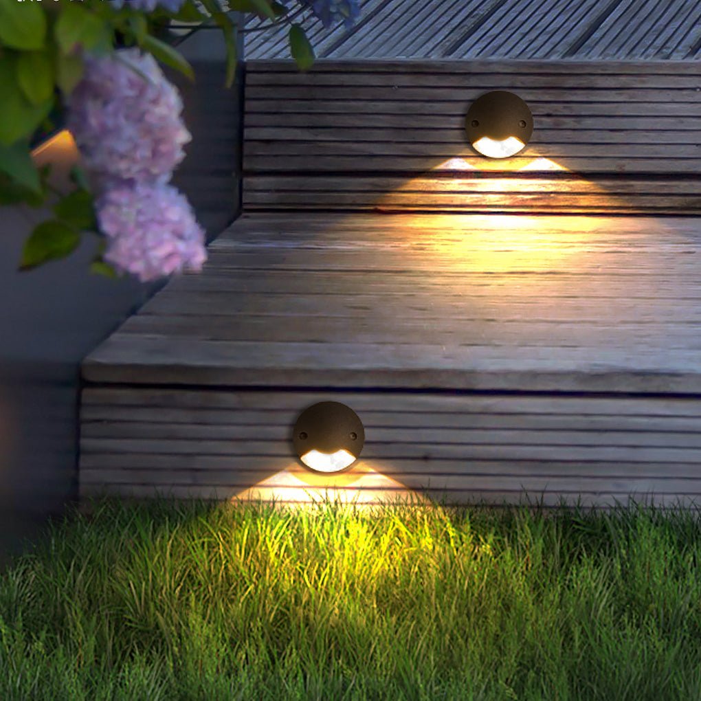 Sleek LED Cap Light for Garden Stairs, Deck & Pathways - Lamp Outdoor