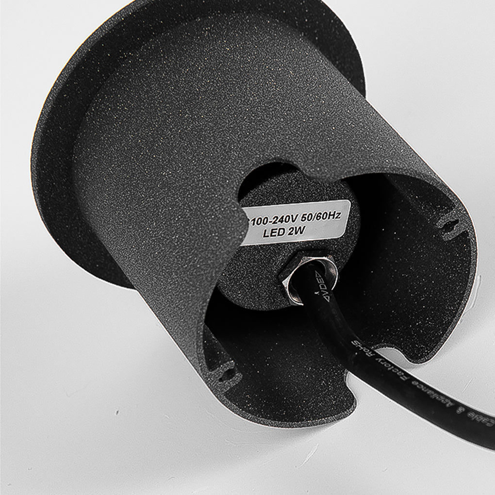 Sleek LED Cap Light for Garden Stairs, Deck & Pathways - Lamp Outdoor