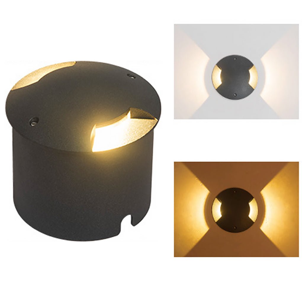 Sleek LED Cap Light for Garden Stairs, Deck & Pathways - Lamp Outdoor