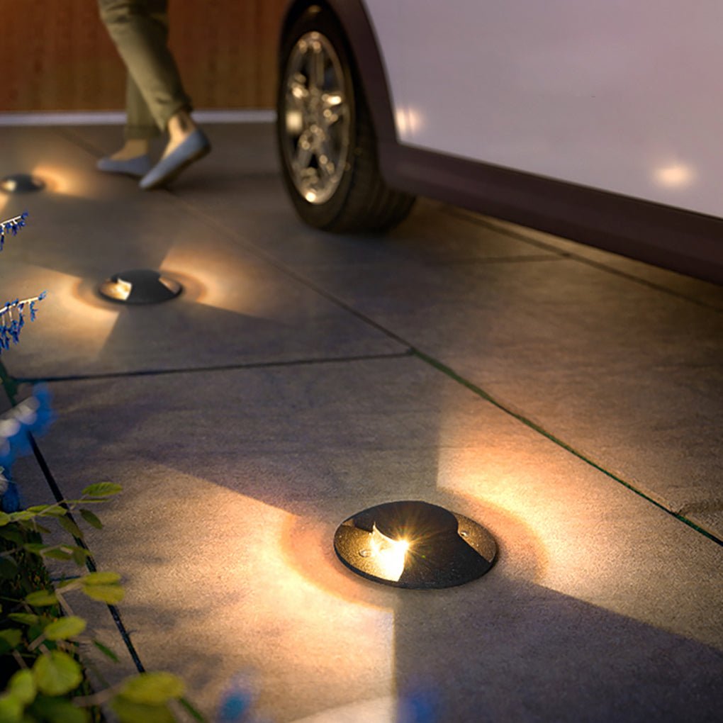 Sleek LED Cap Light for Garden Stairs, Deck & Pathways - Lamp Outdoor