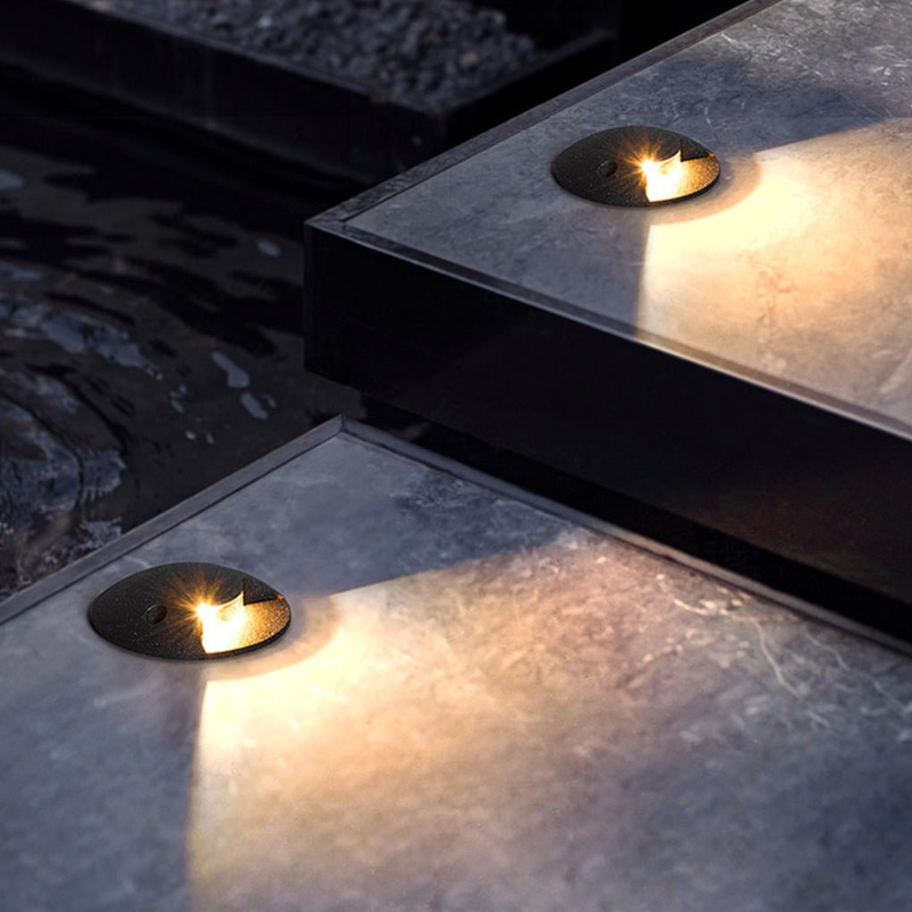 Sleek LED Cap Light for Garden Stairs, Deck & Pathways - Lamp Outdoor