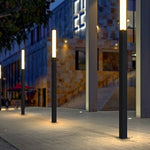 Classic LED Tall Bollard Lights Sleek, Weatherproof Landscape Path Lighting - Lamp Outdoor