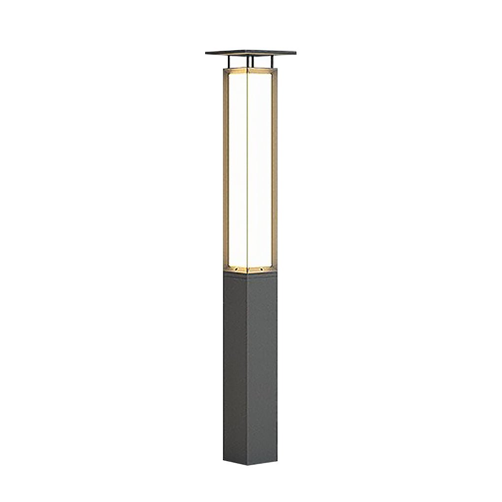 Classic LED Tall Bollard Lights Sleek, Weatherproof Landscape Path Lighting - Lamp Outdoor