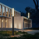 Classic LED Tall Bollard Lights Sleek, Weatherproof Landscape Path Lighting - Lamp Outdoor