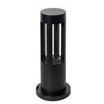 Modern Radiance Four-Emitting Black Outdoor LED Pathway Bollard Lights - Lamp Outdoor