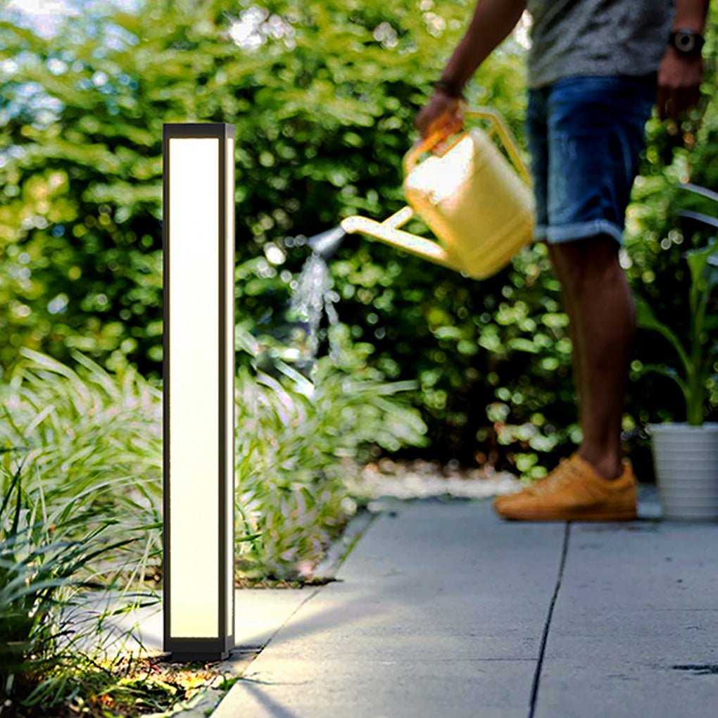 Outdoor Bollard Light Waterproof Garden Solar LED Landscape Lighting for Villa Courtyard - Lamp Outdoor
