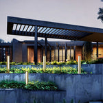 Outdoor Bollard Light Waterproof Garden Solar LED Landscape Lighting for Villa Courtyard - Lamp Outdoor