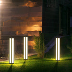 Outdoor Bollard Light Waterproof Garden Solar LED Landscape Lighting for Villa Courtyard - Lamp Outdoor
