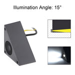 Triangle In-Wall Step Lights 110-220V LED Outdoor Wall Mounted Stairs Lights for Courtyard Garden - Lamp Outdoor
