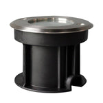 Poolside Deck Waterproof LED Chrome Recessed Well Step Lights Garden Lawn Inset Lighting - Lamp Outdoor