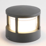 Versatile LED Multi-Mount Lantern Modern Outdoor Lighting for Walls, Walkways, and Posts - Lamp Outdoor