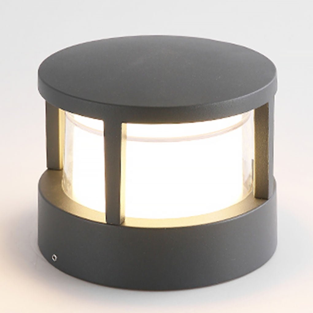 Versatile LED Multi-Mount Lantern Modern Outdoor Lighting for Walls, Walkways, and Posts - Lamp Outdoor