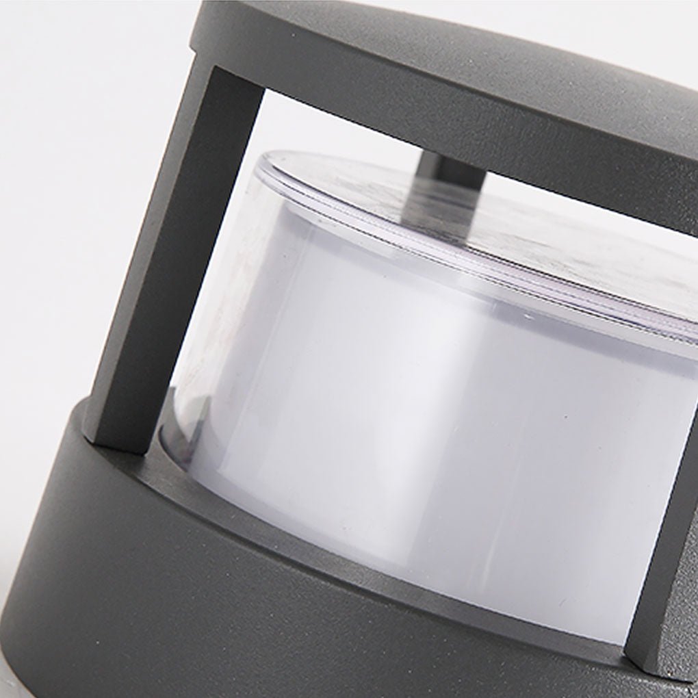 Versatile LED Multi-Mount Lantern Modern Outdoor Lighting for Walls, Walkways, and Posts - Lamp Outdoor