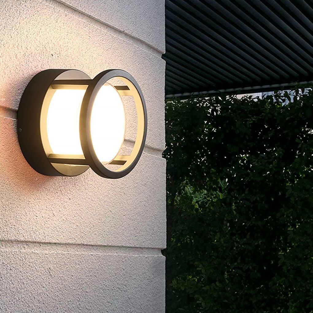 Versatile LED Multi-Mount Lantern Modern Outdoor Lighting for Walls, Walkways, and Posts - Lamp Outdoor