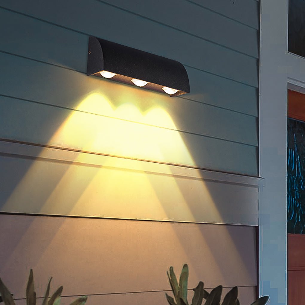 Outdoor Minimalist LED Waterproof Wall Light for Courtyard Balcony Foyer - Lamp Outdoor