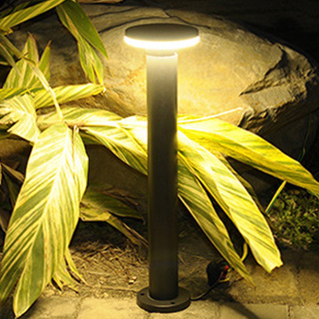 Outdoor Minimalist Round Square Waterproof LED Landscape Lighting Lawn Lamps - Lamp Outdoor