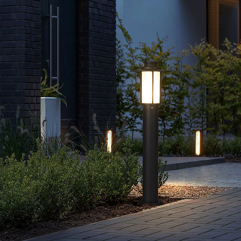 Sleek Cylindrical LED Bollard Light Modern Decorative Outdoor Lighting - Lamp Outdoor