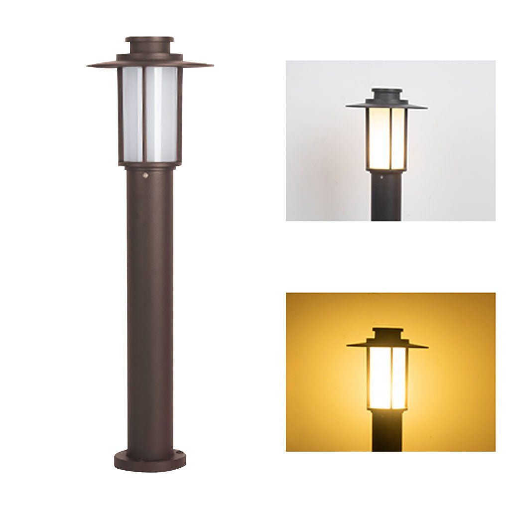 Sleek Cylindrical LED Bollard Light Modern Decorative Outdoor Lighting - Lamp Outdoor