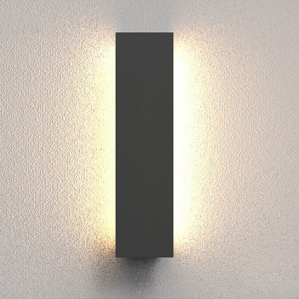 Outdoor Modern Waterproof LED Rectangular Wall Lights Wall - Lamp Outdoor