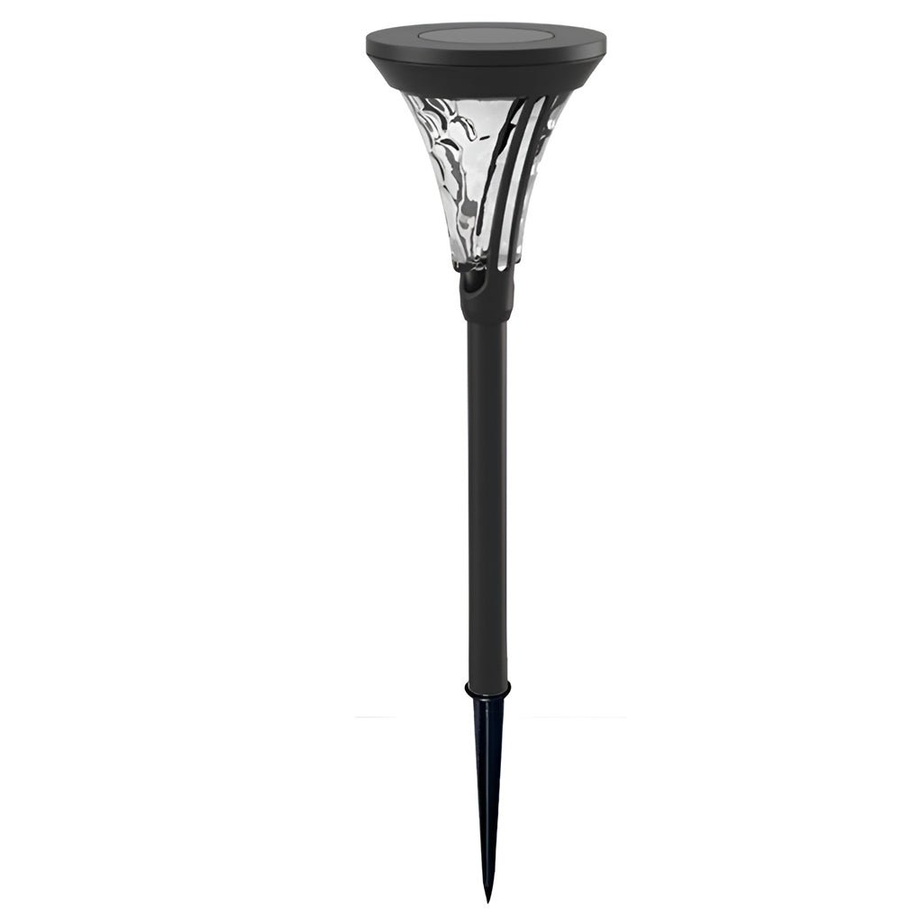 Outdoor Solar LED Post Lights with Water Glass Lens Romantic Pathway Lighting - Lamp Outdoor