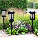 High Efficiency Solar LED Post Lights Modern Automatic Outdoor Pathway Lighting - Lamp Outdoor