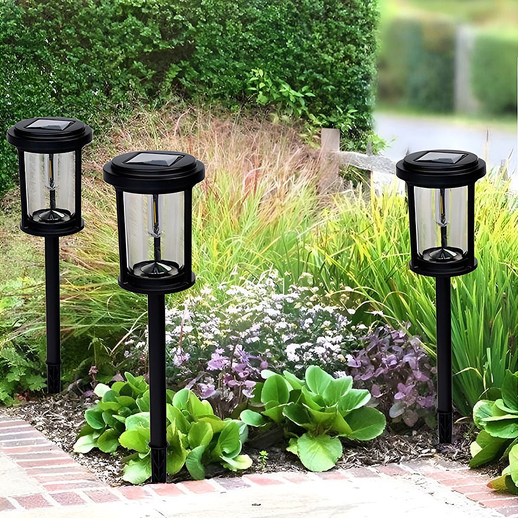 High Efficiency Solar LED Post Lights Modern Automatic Outdoor Pathway Lighting - Lamp Outdoor