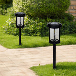 High Efficiency Solar LED Post Lights Modern Automatic Outdoor Pathway Lighting - Lamp Outdoor