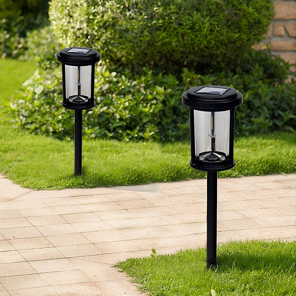 High Efficiency Solar LED Post Lights Modern Automatic Outdoor Pathway Lighting - Lamp Outdoor