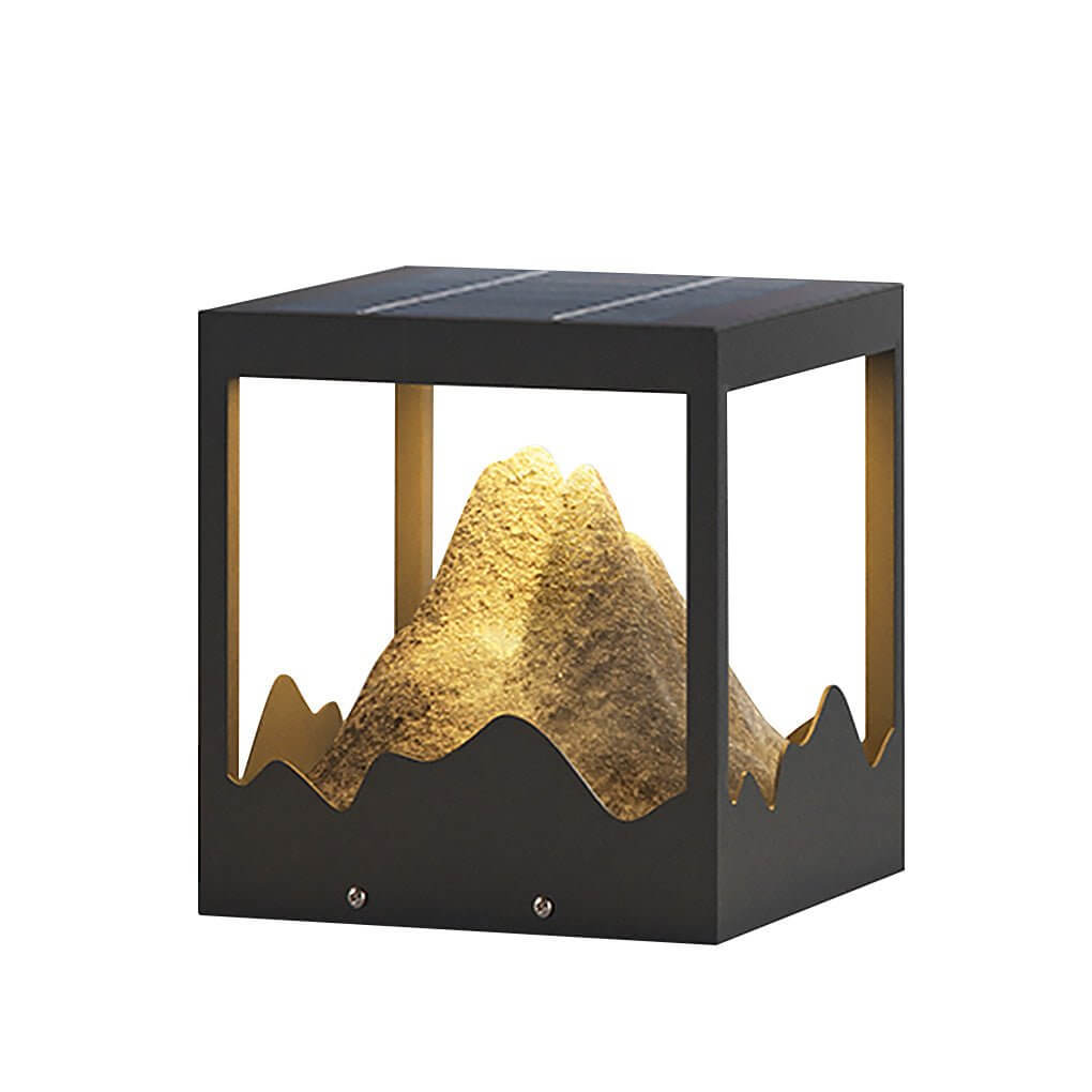 Outdoor Solar Waterproof Mountain Landscape Decorative Lighting Column Light - Lamp Outdoor