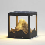Outdoor Solar Waterproof Mountain Landscape Decorative Lighting Column Light - Lamp Outdoor