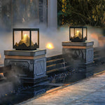 Outdoor Solar Waterproof Mountain Landscape Decorative Lighting Column Light - Lamp Outdoor