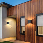 Waterproof Square LED up and down Lighting Modern Outdoor Wall Lights - Lamp Outdoor