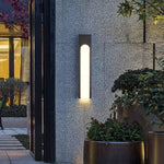 Arched Trapezoid Waterproof Black LED Modern Outdoor Wall Lights Wall Lamp - Lamp Outdoor