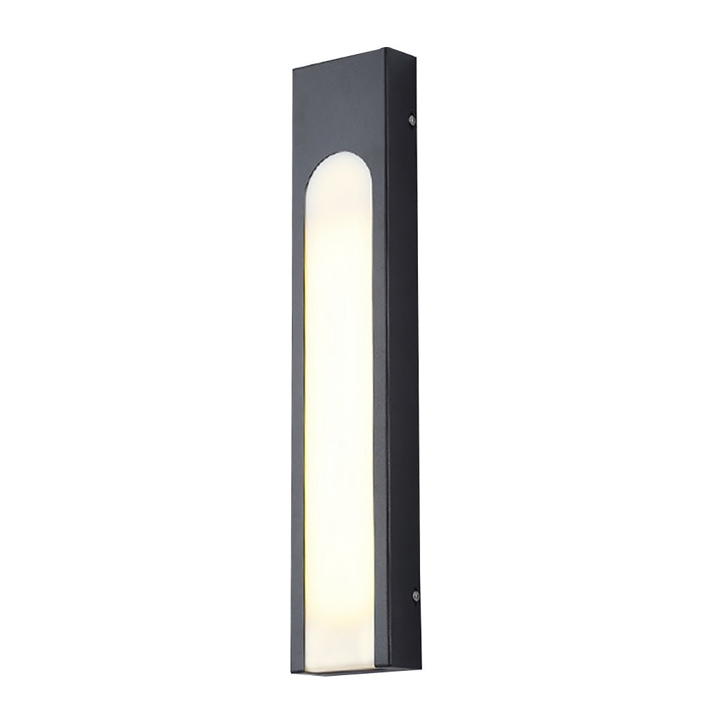 Arched Trapezoid Waterproof Black LED Modern Outdoor Wall Lights Wall Lamp - Lamp Outdoor