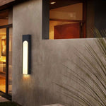 Arched Trapezoid Waterproof Black LED Modern Outdoor Wall Lights Wall Lamp - Lamp Outdoor