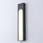 Arched Trapezoid Waterproof Black LED Modern Outdoor Wall Lights Wall Lamp - Lamp Outdoor