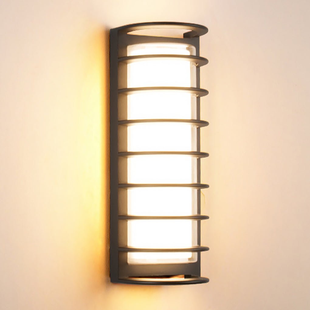 Outdoor Waterproof Double-layer Lampshade Gate Column Exterior Wall Sconces - Lamp Outdoor