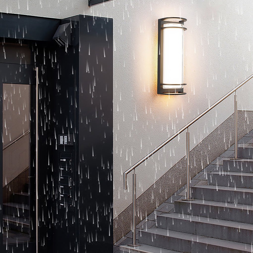 Outdoor Waterproof Double-layer Lampshade Gate Column Exterior Wall Sconces - Lamp Outdoor