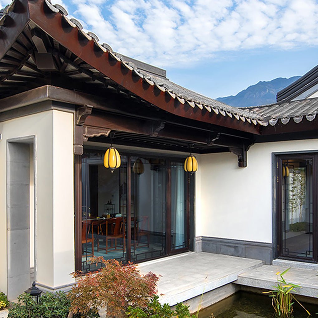 Outdoor Waterproof Landscape Garden Lamp Imitation Marble Villa Chandelier - Lamp Outdoor