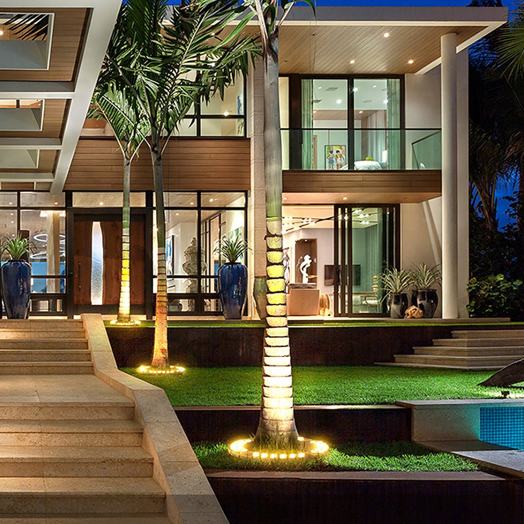 Solid Upwards LED Tree-Mounted Lights Outdoor Landscape Lighting for Trees - Lamp Outdoor