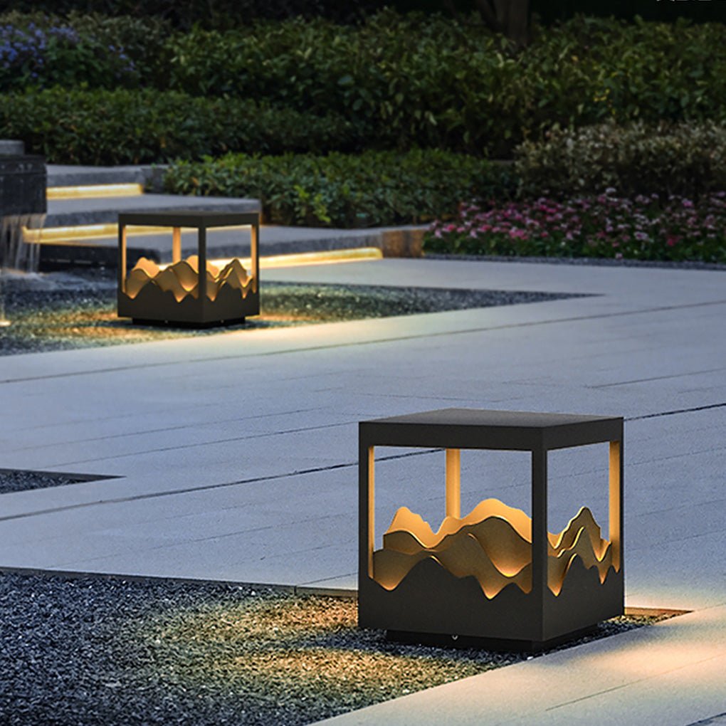 Outdoor Waterproof LED Courtyard Atmosphere Lamp Three-dimensional Landscape Design Courtyard Lamp - Lamp Outdoor